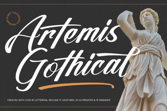 Artemis Gothical: The Luxury Script Typeface for High-Converting Campaigns