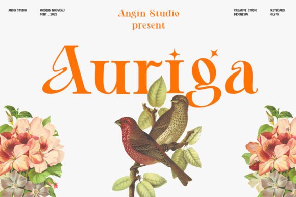 Auriga: The Premium Display Font for Elegant Campaigns