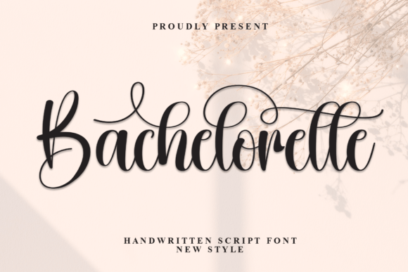 Bachelorette Handwritten Font for Editorial Design