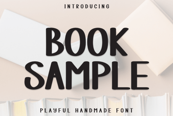 Book Sample: A Whimsical Display Font for Sweet Branding