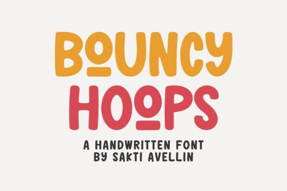Bouncy Hoops: The Playful Display Font for Handmade Brands