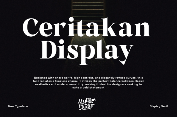 Ceritakan Display: A Premium Typeface for Creative Product Makers