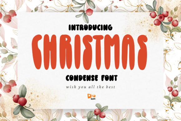 Chirstmas Condense: The Holiday Typeface for Polished Branding
