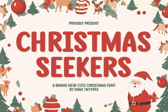 Christmas Seekers: The Bold Display Font for Festive Branding