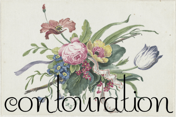 Contouration: A Retro Display Typeface for Creative Makers