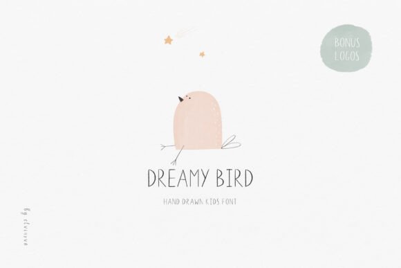 Dreamy Bird: A Playful Display Font for Creative Makers