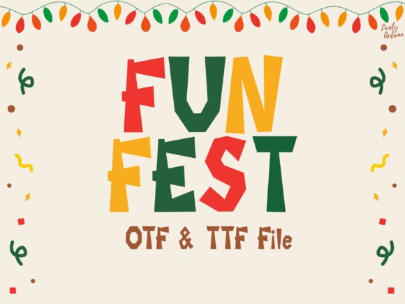 Funfest: The Playful Display Font for Creative Makers