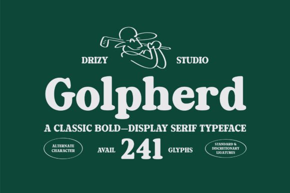 Golpherd: A Timeless Serif Typeface for Editorial Design