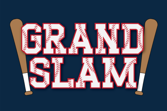 Grand Slam: The Bold Serif Font for Sports-Themed Crafts