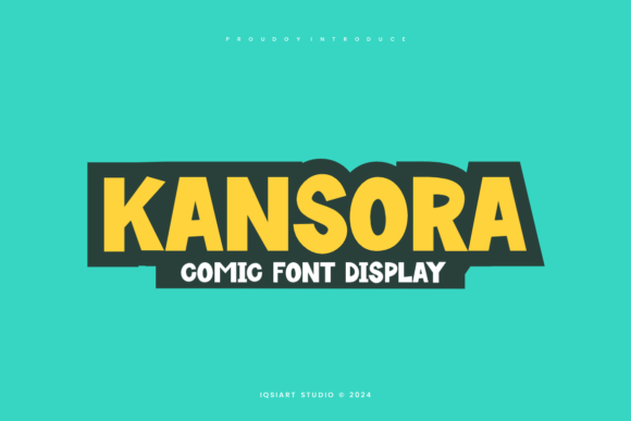 Kansora: A Quirky Display Font for Unique Brand Identities