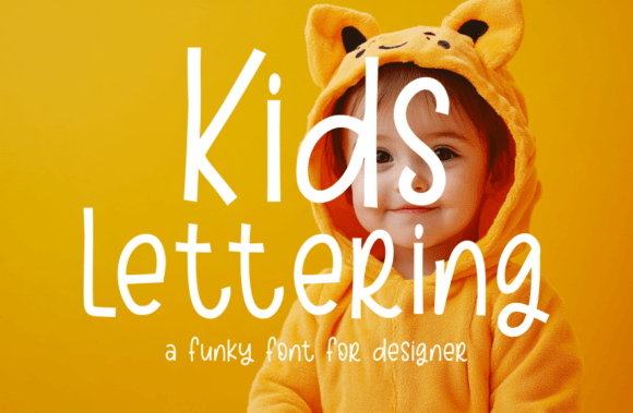 Kids Lettering: The Perfect Handwritten Typeface for Creative Projects