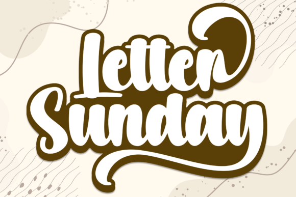 Letter Sunday Font Review for Handmade Brands