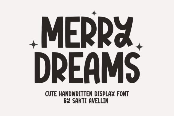 Merry Dreams: The Cozy Display Font for Festive Branding