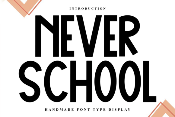 Never School: A Distinctive Display Font for Editorial Design