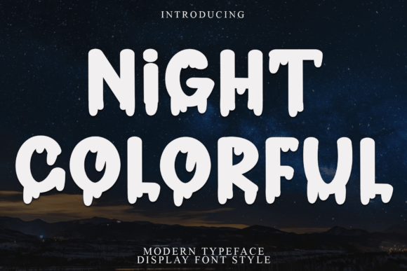 Night Colorful: The Perfect Typeface for Polished Small Business Branding