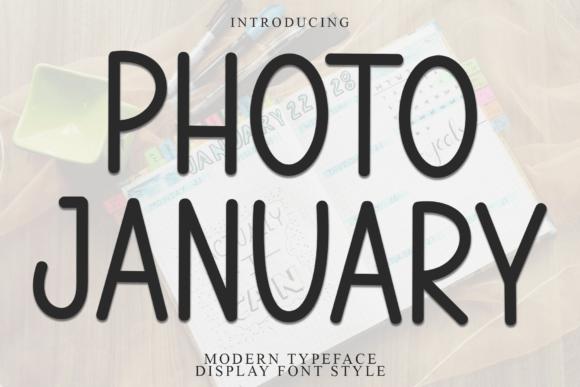 Photo January: A Sleek Handwritten Display Font Review