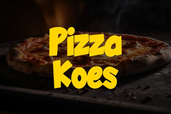 Pizza Koes: The Creative Font for Bold Business Branding
