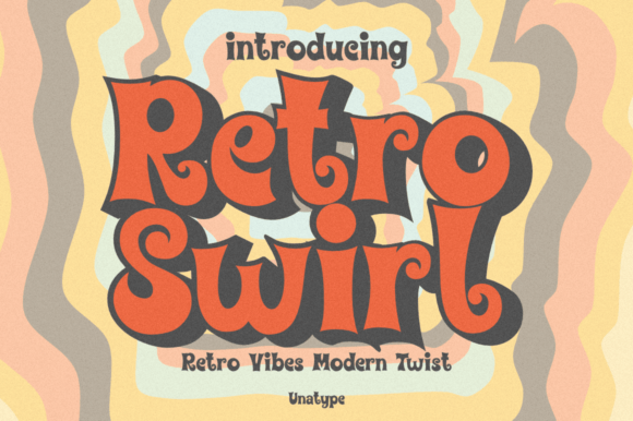 Retroswirl: The Bold Display Font for Viral Campaigns