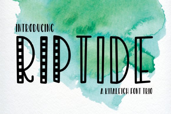 Rip Tide: The Playful Typeface for High-Impact Campaigns