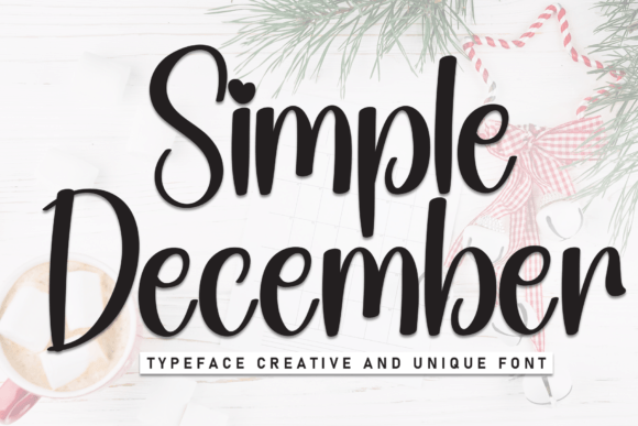 Simple December: The Handwritten Display Font for Cozy Digital Experiences