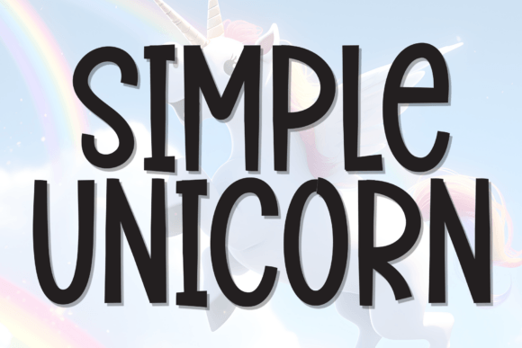 Simple Unicron: The Handwritten Display Font for Your Craft Projects