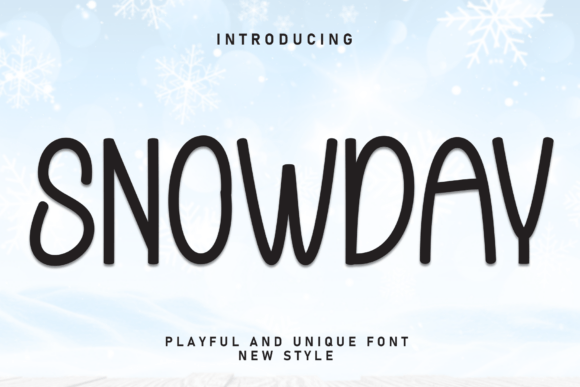 Snowday: The Perfect Handwritten Display Font for Your Brand