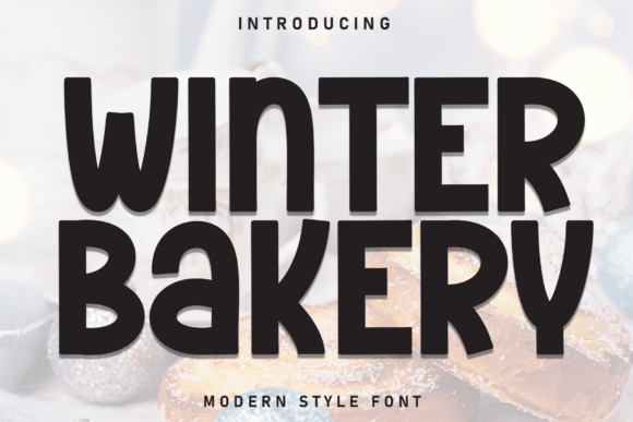 Winter Bakery: The Bold Display Font for Small Business Branding