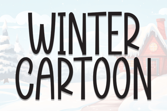 Winter Cartoon: The Cozy Display Typeface for Modern Makers