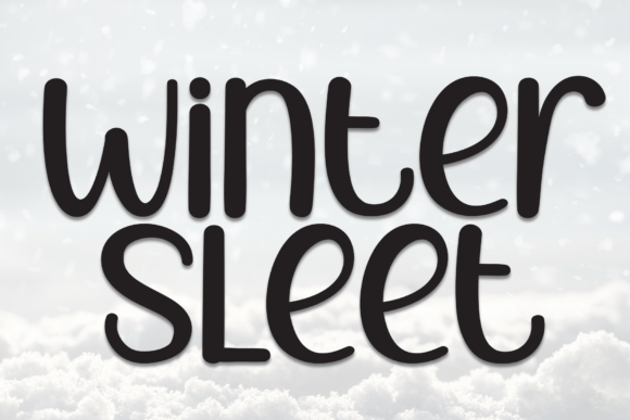 Winter Sleet: A Handwritten Display Font for Warm Branding