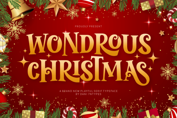 Wondrous Christmas: The Perfect Typeface for Festive Branding