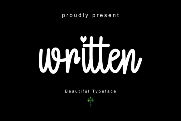 Written Font: A Premium Typeface for Handmade Crafts