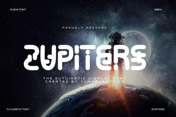 Zupiters: The Futuristic Display Font for Bold Tech Campaigns